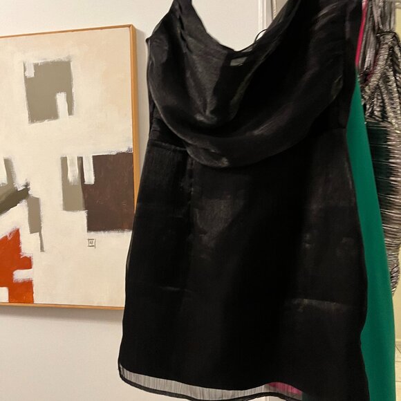 Revolve Lena Cowel Dress in Black by Superdown. Size Medium. - Picture 3 of 5